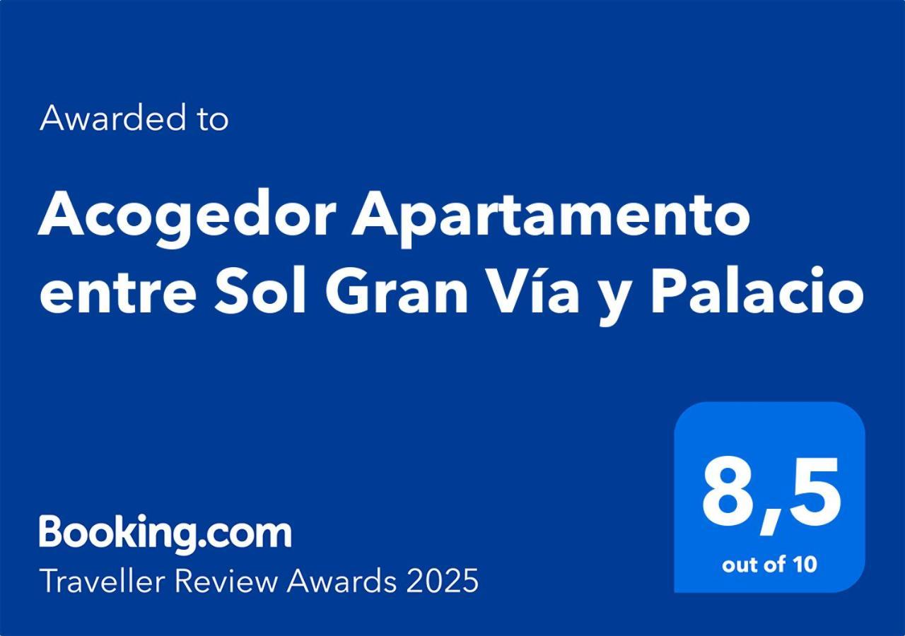 Acogedor Apartamento Entre Sol Gran Via Y Palacio Madrid Exterior foto